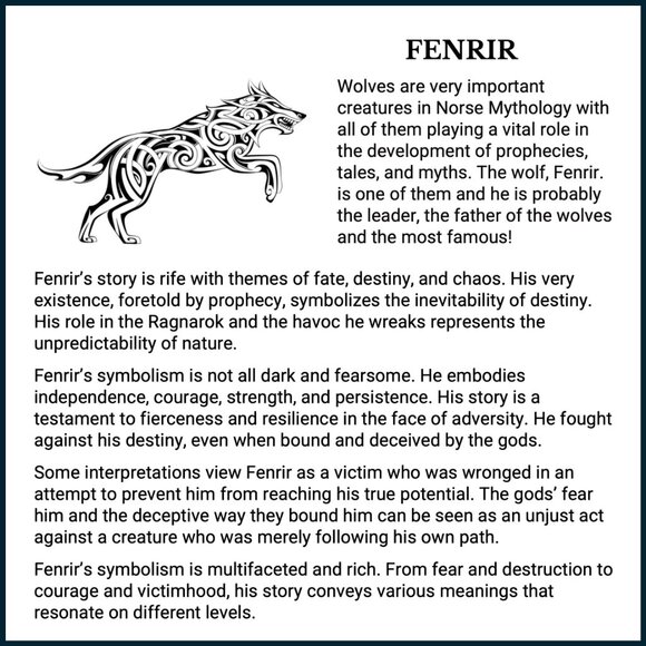 Celtic Knot Fenrir Wolf Key Ring!  Great for Viking Enthusiasts! - Picture 5 of 5